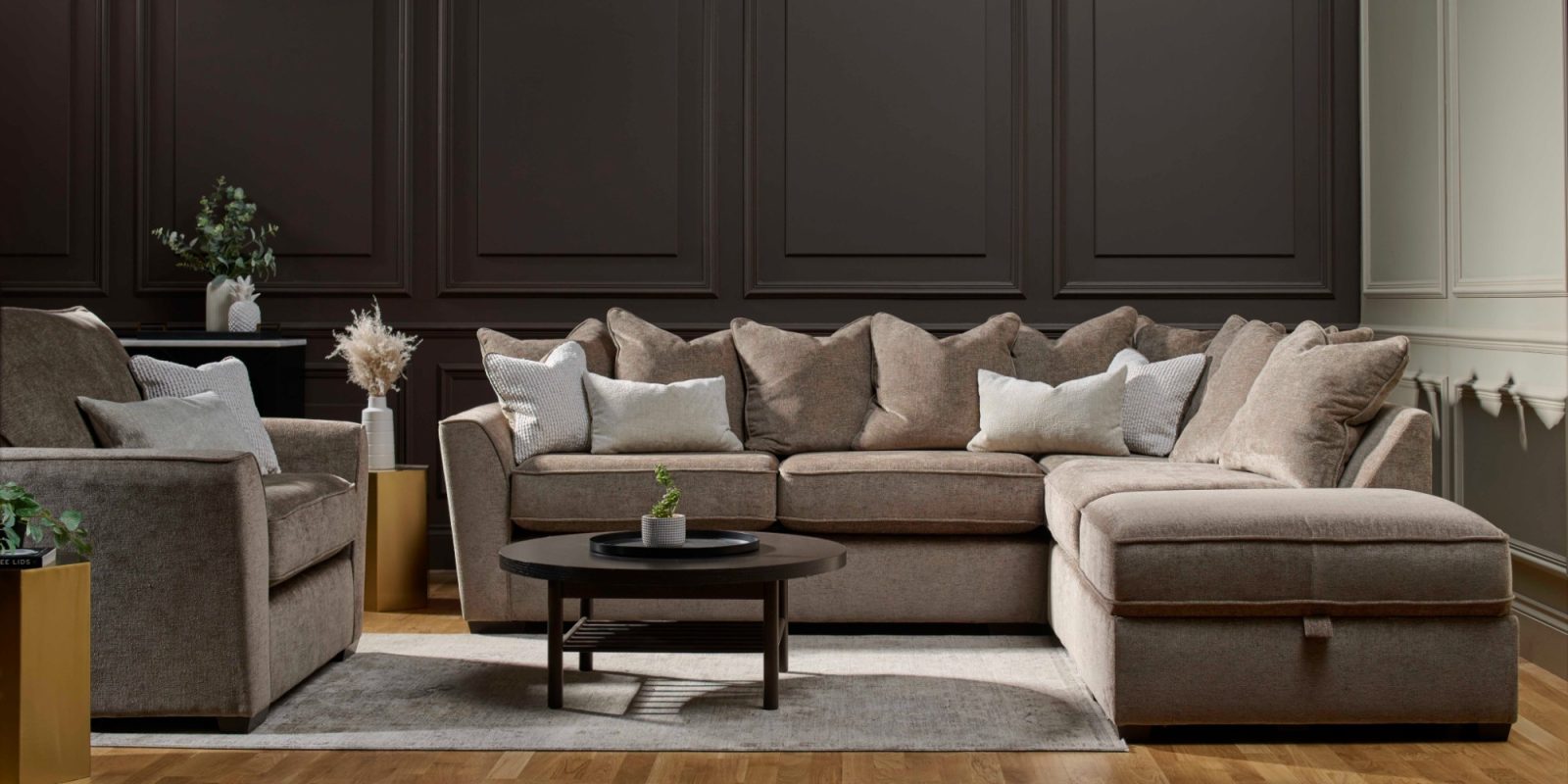 Caspian Right-Hand Facing Corner Sofa