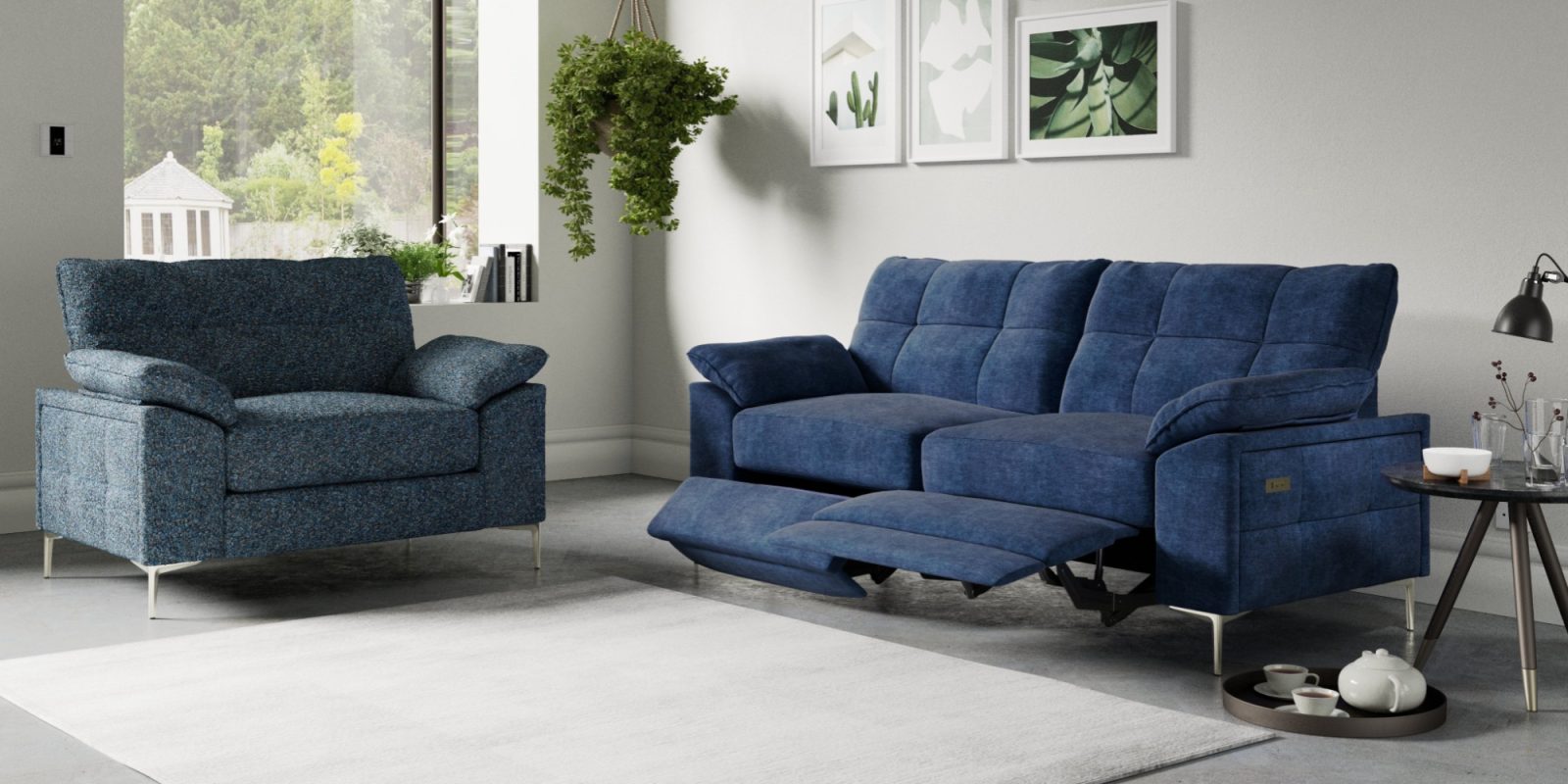 Elsie 3-Seater Motion Lounger - Kairo Alpine